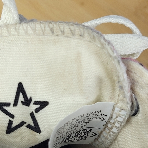 Womens Sz 8.5 Pink & White Converse CTAS Lift Ox Platform Sneakers - Picture 11 of 13